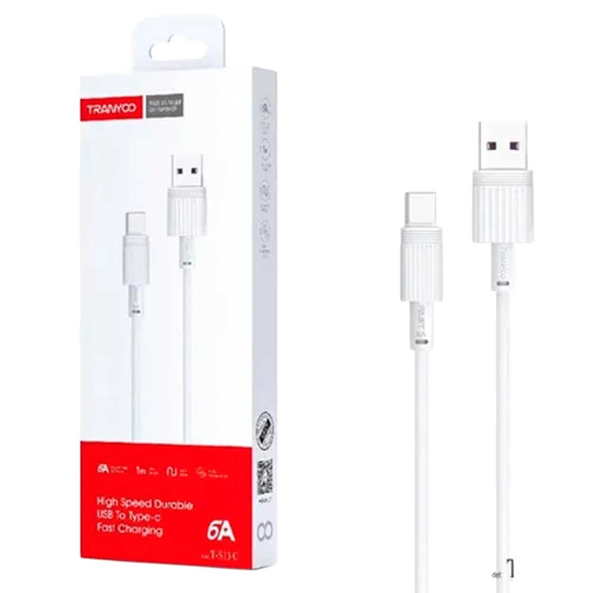 Cable Usb A Micro Usb 1Mts 6A Tranyoo T-s13v Blanco